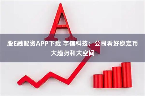 股E融配资APP下载 宇信科技：公司看好稳定币大趋势和大空间